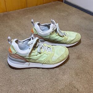 Merrell Lime/Lemongrass and White Alpine 83 Recraft Sneakers  Detail Size 8